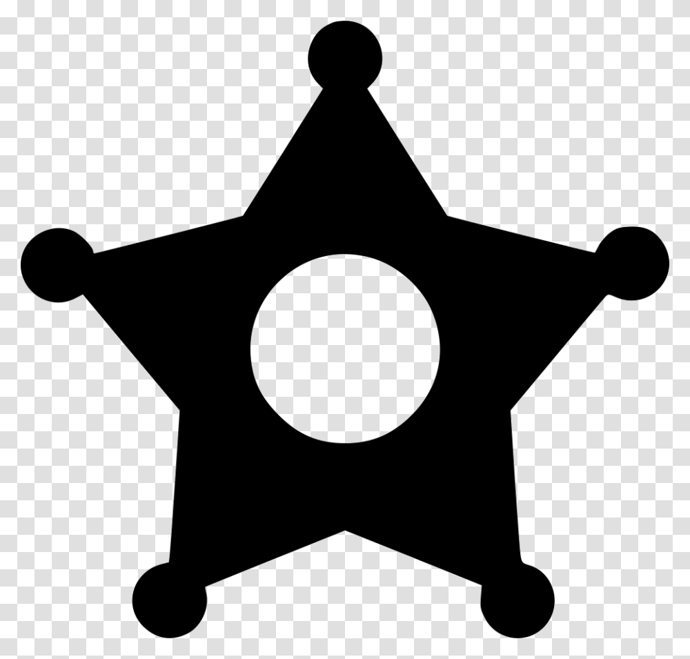 Sheriff, Star Symbol, Cross Transparent Png