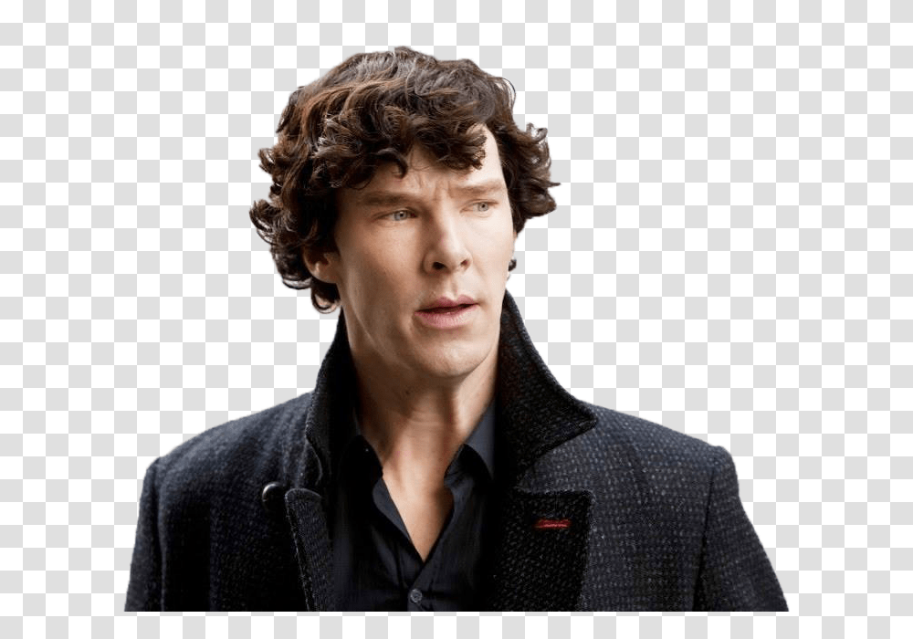 Sherlock Bbc Benedict Cumberbatch Sherlock Holmes Hd, Person, Face, Man Transparent Png