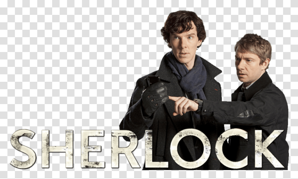 Sherlock Holmes Doctor Watson Bbc Television Show Sherlock And John, Person, Suit Transparent Png