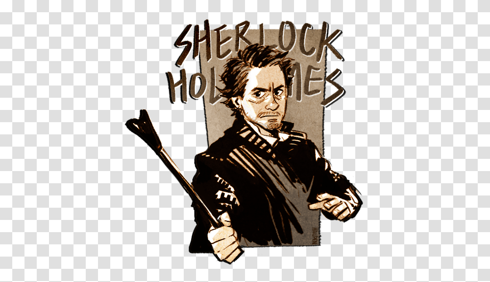 Sherlock Holmes, Person, Human, Guitar, Leisure Activities Transparent Png