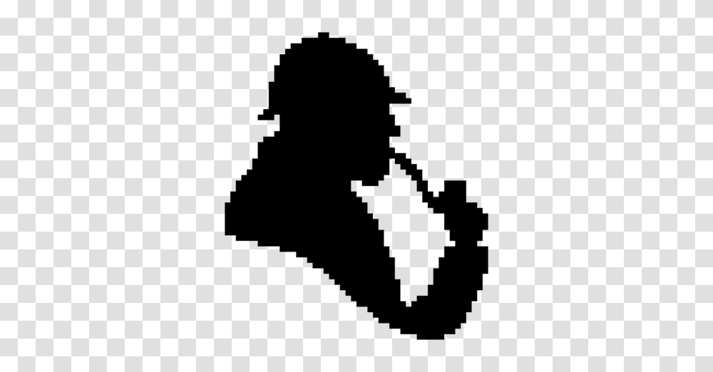 Sherlock Holmes Silhouette, Gray, World Of Warcraft Transparent Png