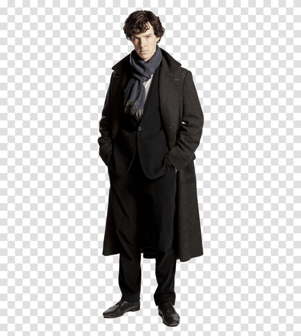 Sherlock Photo Sherlock, Apparel, Overcoat, Suit Transparent Png