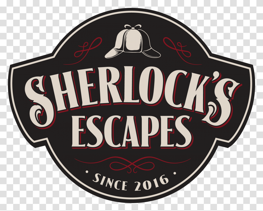 Sherlockquots Escapes Logo Label, Badge, Emblem Transparent Png