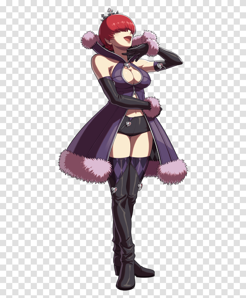 Shermie Snk Heroines Costume Dressy Snk Heroines Tag Team Frenzy Shermie, Cape, Performer, Person Transparent Png