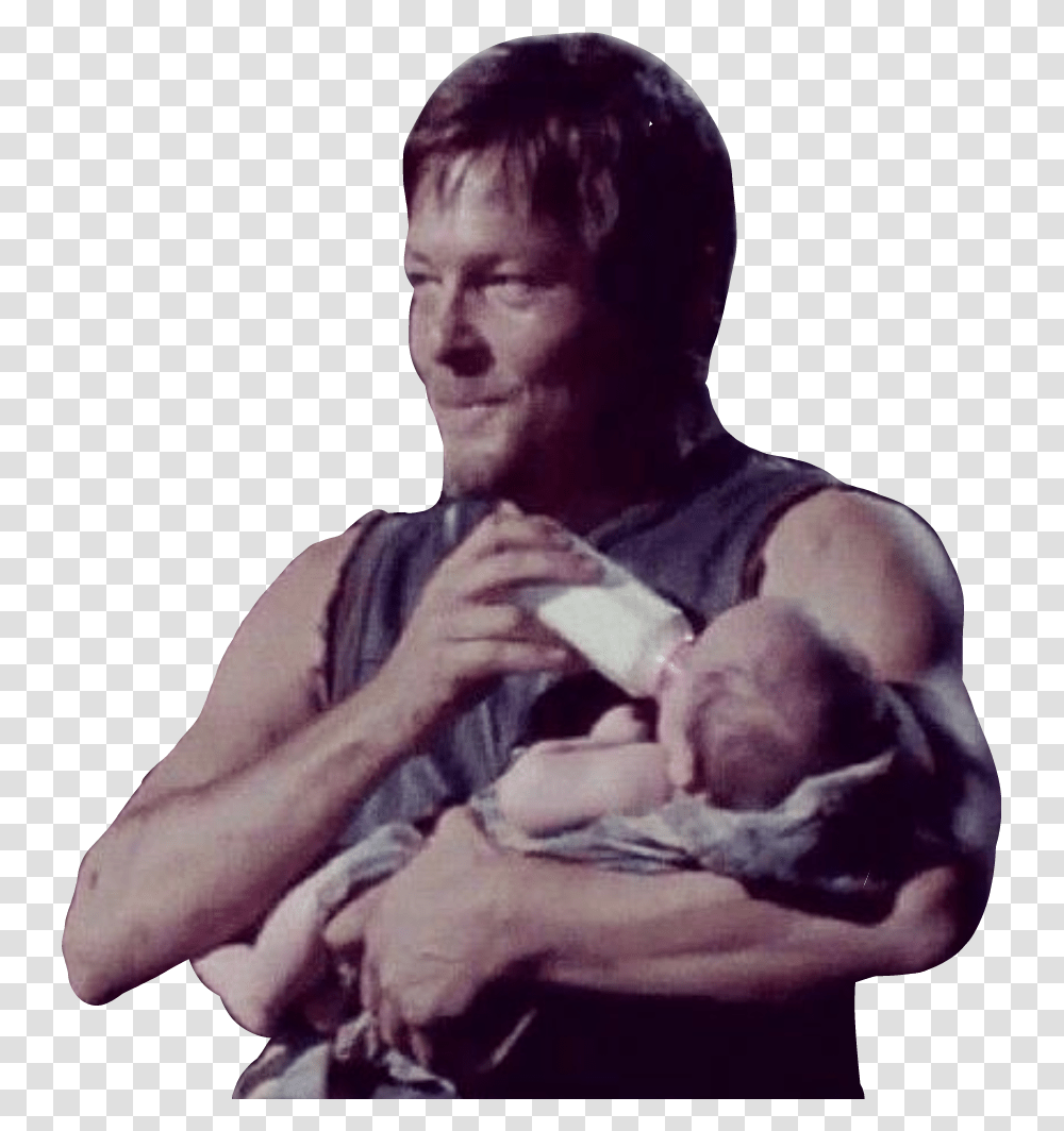 Sheynadixon Daryldixon Twd Asskicker Kid Baby Sitting, Person, Newborn, Portrait, Face Transparent Png