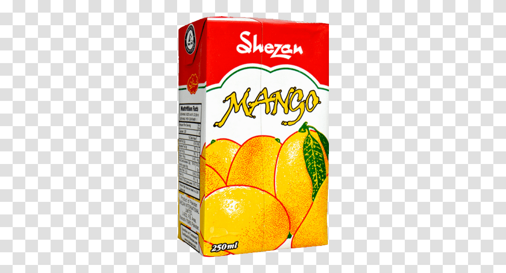 Shezan Mango Juice 250 Ml, Beverage, Drink, Plant, Citrus Fruit Transparent Png