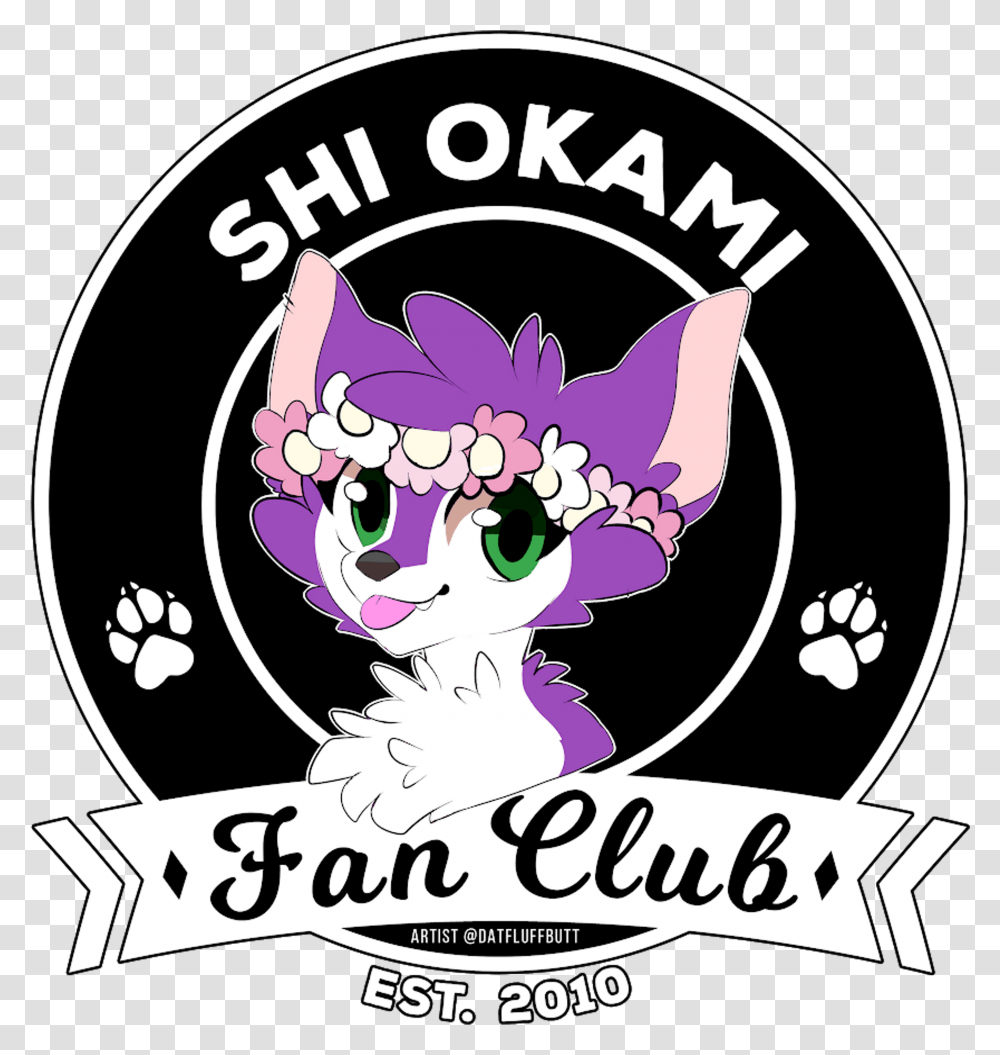 Shi Okami Fan Club Furry Fan Club, Label, Sticker, Logo Transparent Png