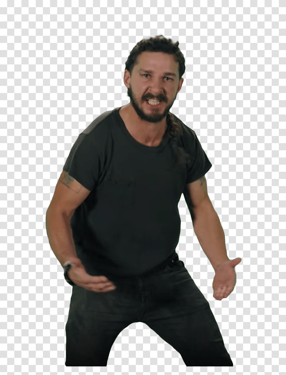 Shia Labeouf Angry, Person, Human, Apparel Transparent Png
