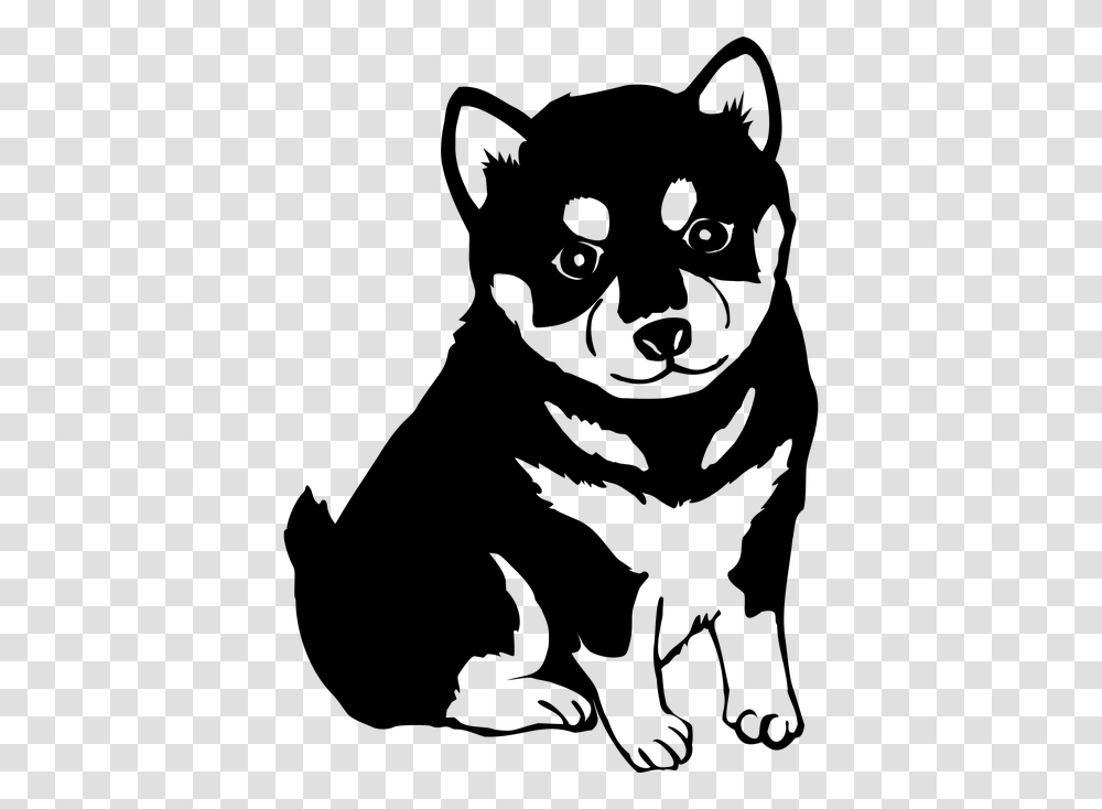 Shiba Inu Dog Puppy Cute Japan Shiba Inu Clipart Black, Gray, World Of Warcraft Transparent Png