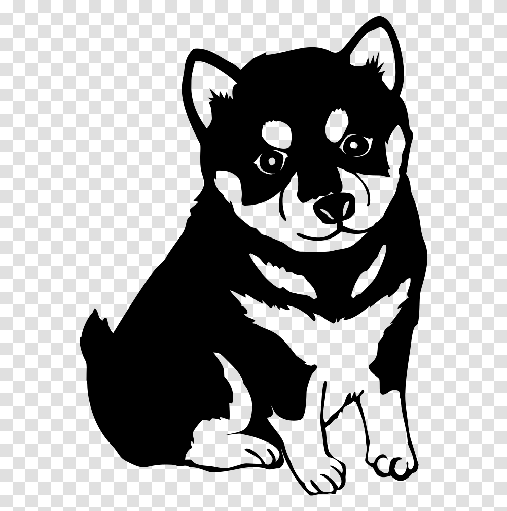 Shiba Inu Dog Silhouette Shiba Inu Clipart Black, Gray, World Of Warcraft Transparent Png