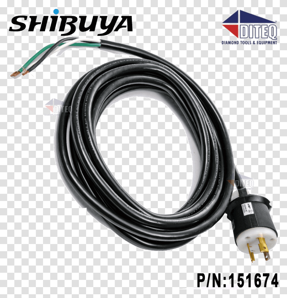 Shibuya Power Cord R 22r Drill, Cable, Sink Faucet Transparent Png