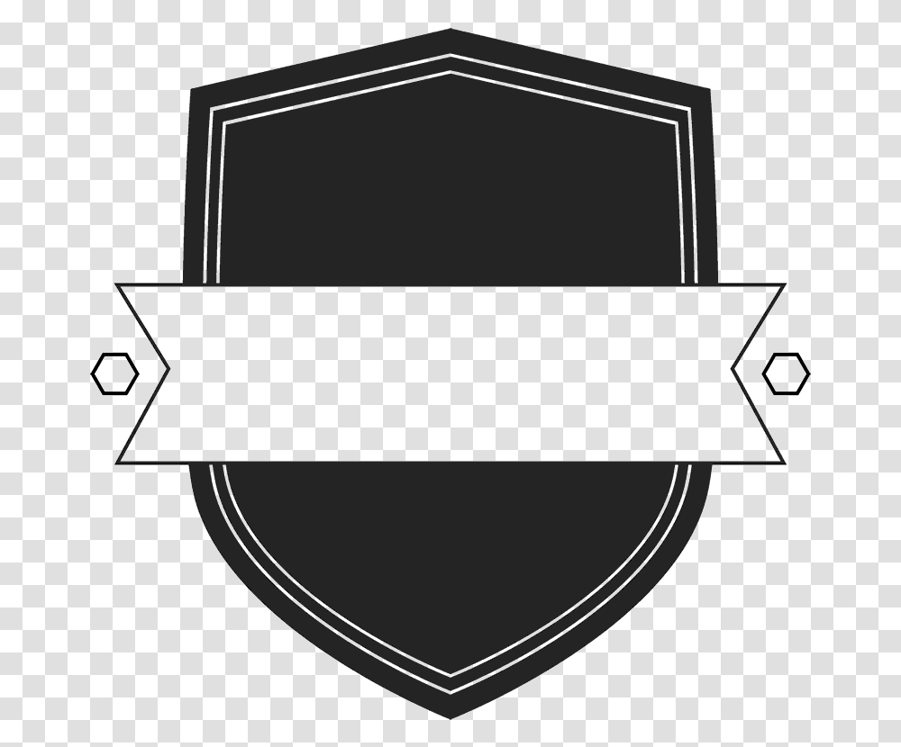 Shield And Banner Shield With Banner, Armor, Logo, Trademark Transparent Png