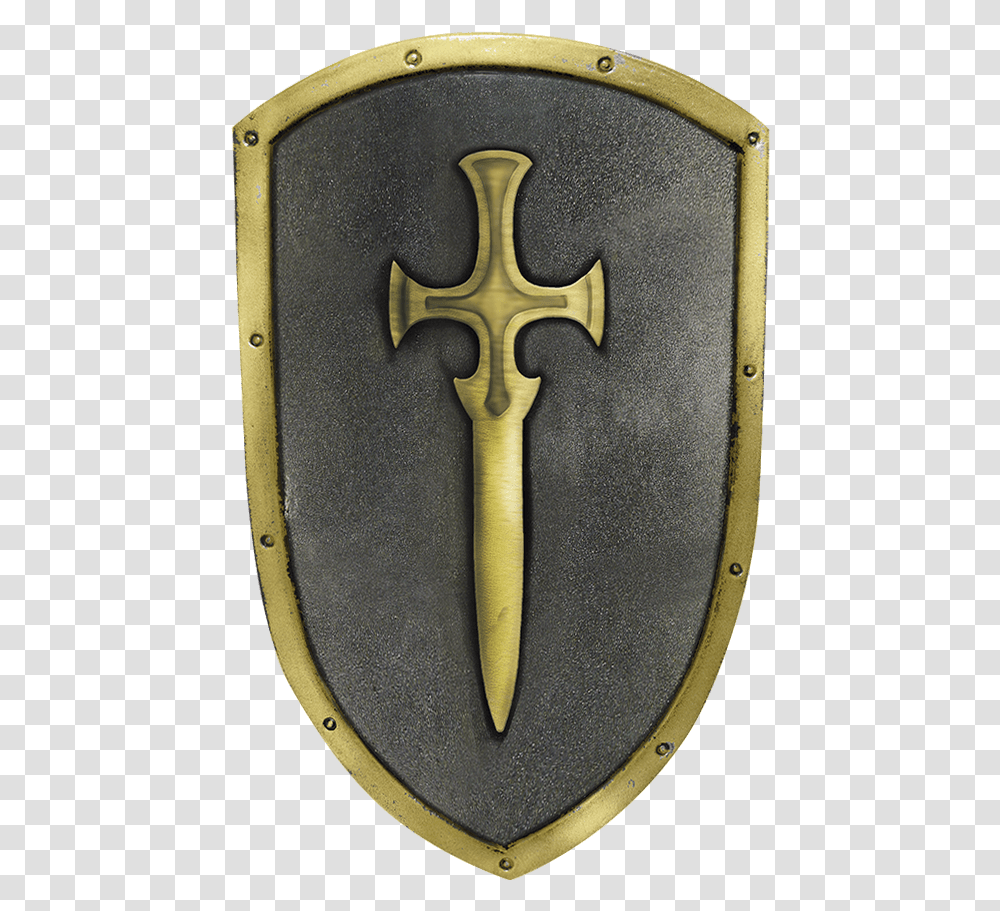 Shield And Sword, Armor, Cross, Weapon Transparent Png