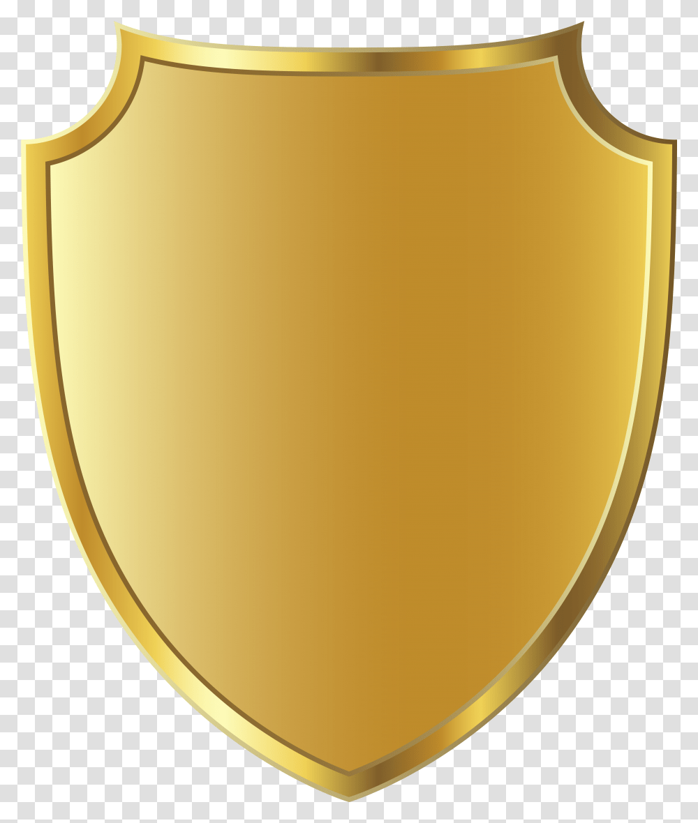 Shield Badge Image Blank Gold Badge, Armor, Diaper Transparent Png