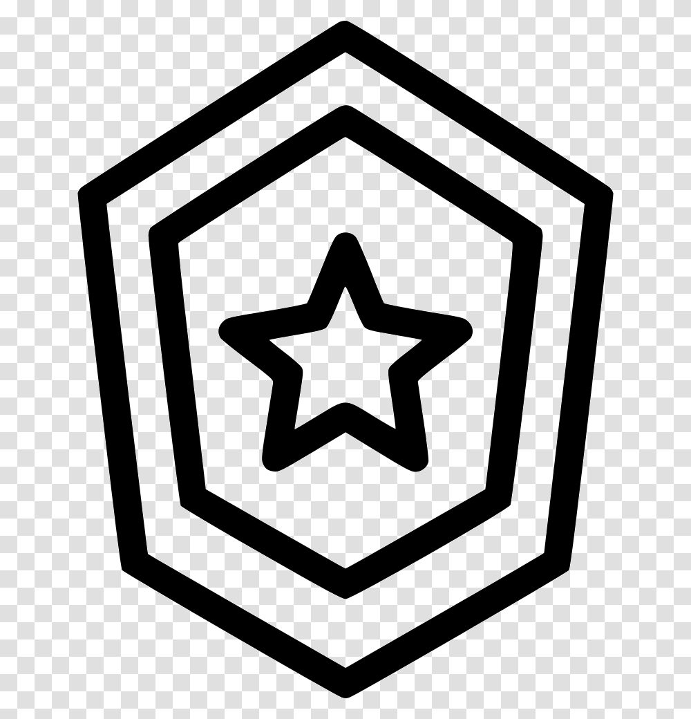 Shield Badge Star Reward Award Honor Achievement Comments, Person, Human, Star Symbol Transparent Png