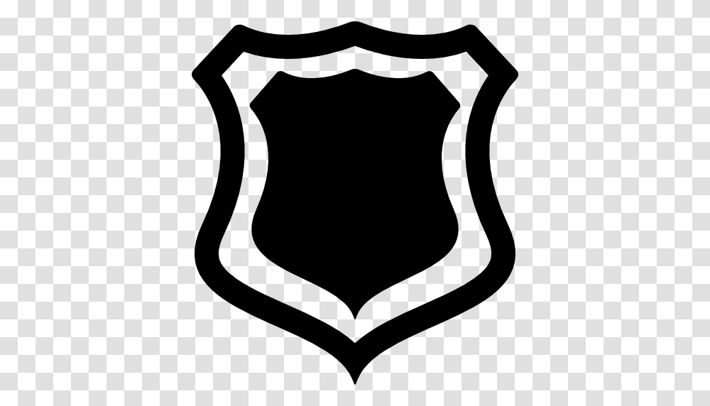 Shield Badge With Outline, Armor, Diaper Transparent Png