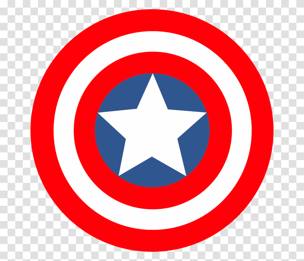 Shield Clipart Captain America, Star Symbol, Rug, Armor Transparent Png