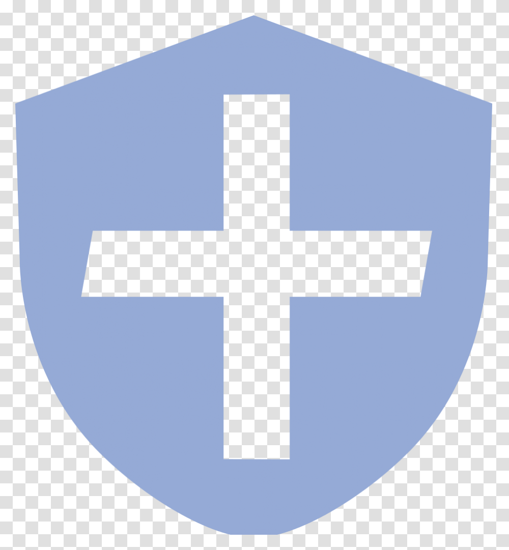 Shield Icon Cross, Armor, Logo, Trademark Transparent Png