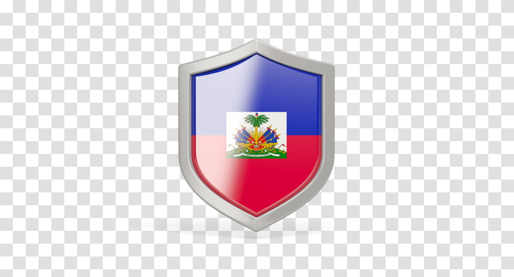Shield Icon Illustration Of Flag Of Haiti, Armor Transparent Png