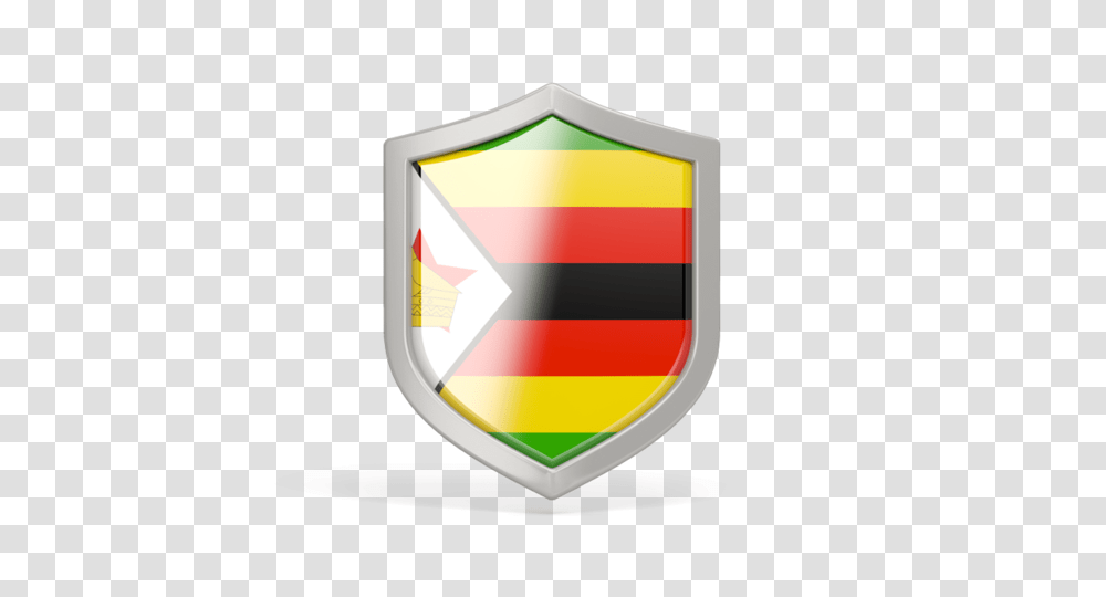 Shield Icon Illustration Of Flag Of Zimbabwe, Armor Transparent Png