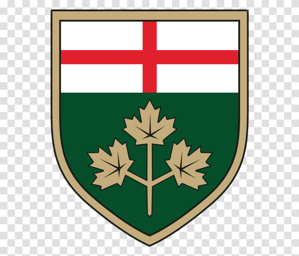 Shield Of Arms Of Ontario Ontario Symbol, Armor, Rug, First Aid Transparent Png