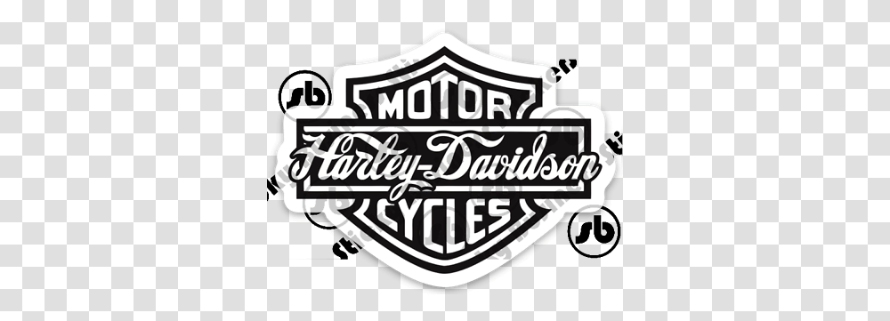 Shield Racing Logo 3 Inch Vinyl Sticker Harley Davidson, Symbol, Trademark, Text, Emblem Transparent Png