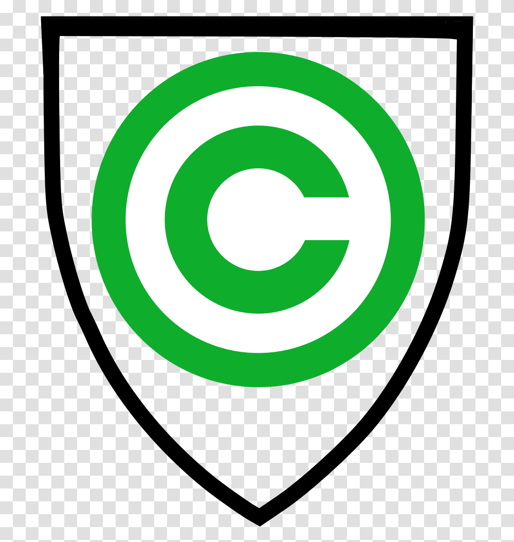 Shield Shape Copyright Symbol Meme, Logo, Green, Plant Transparent Png
