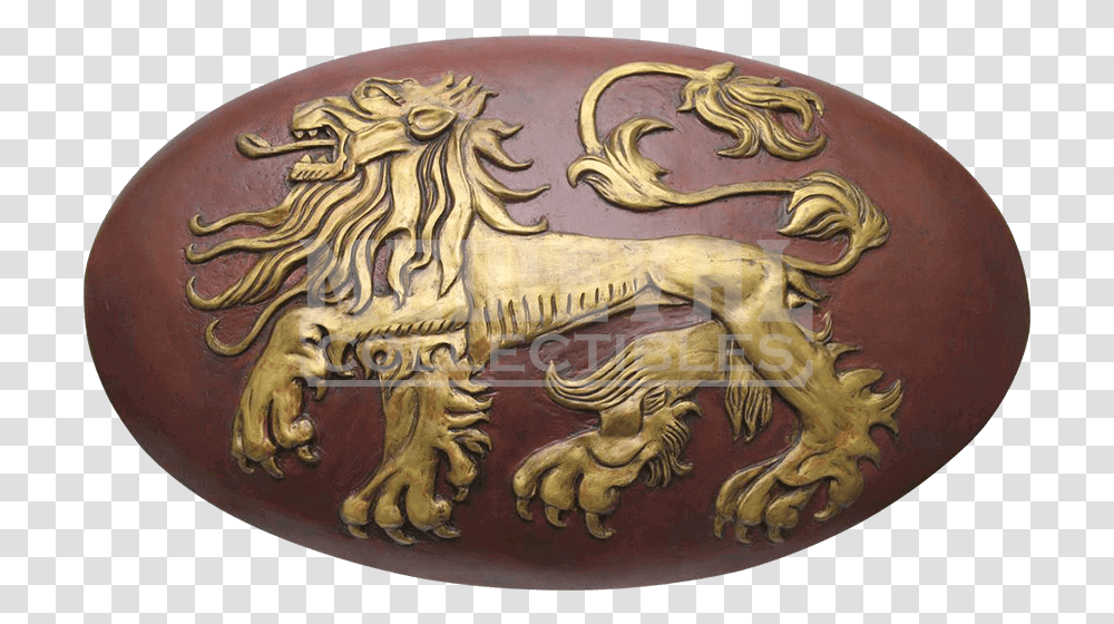 Shield Sword Game Of Thrones Lannister Shield, Bronze, Buckle, Painting Transparent Png