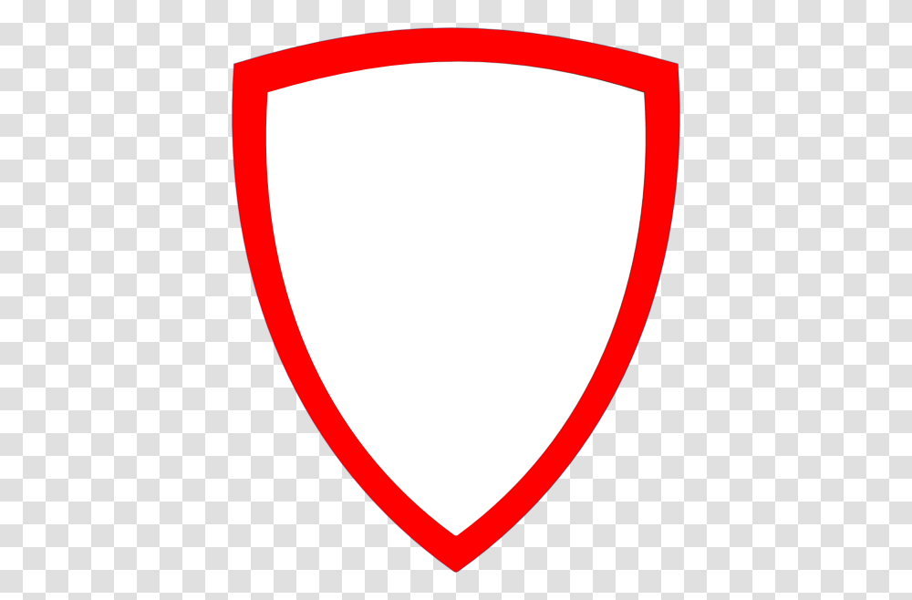 Shield Wht W Red Border Clip Art, Armor, Rug Transparent Png