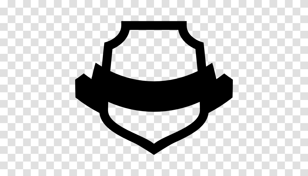 Shield With Banner, Axe, Tool, Stencil Transparent Png