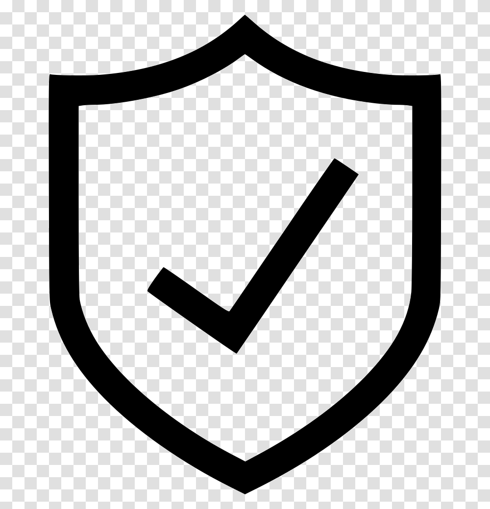 Shield With Check Mark, Armor Transparent Png