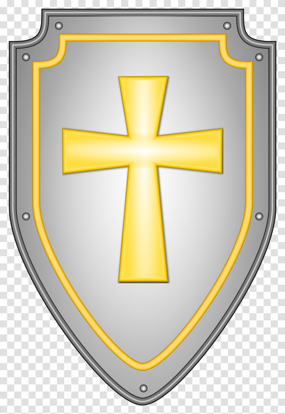Shieldsymbolcross Medieval Shield Clipart, Armor Transparent Png