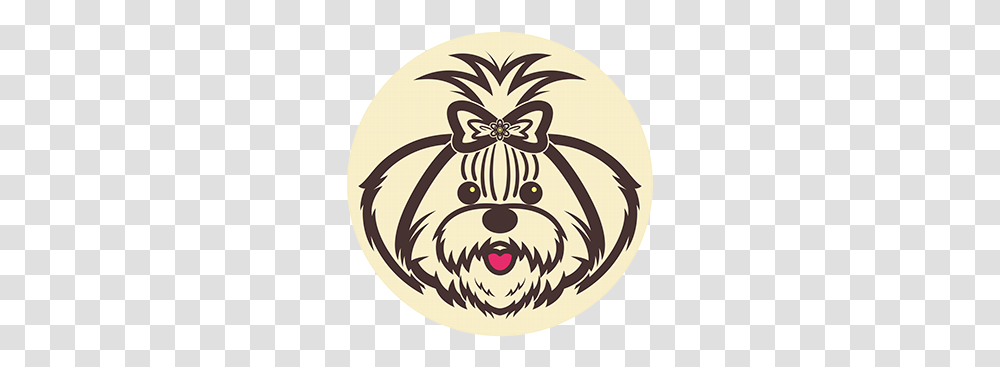 Shih Tzu Projects Photos Videos Logos Illustrations And Yorkshire Terrier, Symbol, Trademark, Badge, Animal Transparent Png