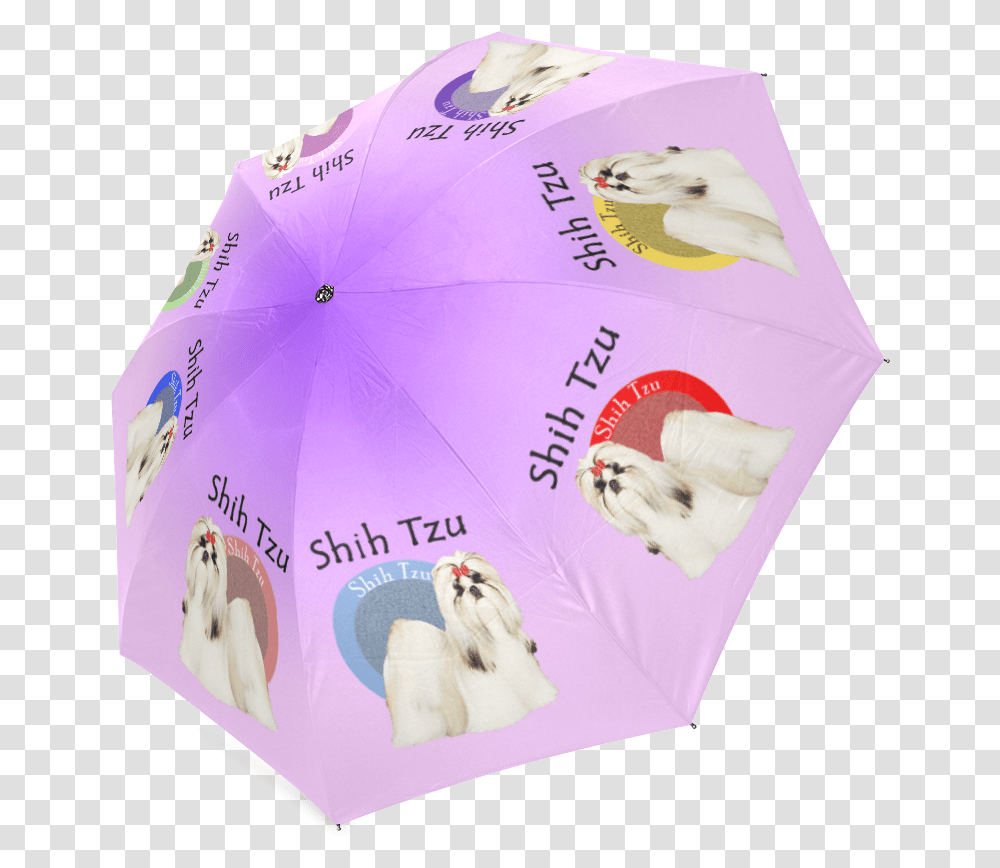 Shih Tzu Umbrella Foldable Umbrella Umbrella, Canopy, Bird, Animal, Chicken Transparent Png