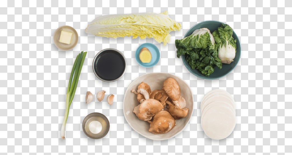 Shiitake Mushroom Amp Cabbage Dumplings With Garlic Roasted Side Dish, Plant, Clam, Seashell, Invertebrate Transparent Png