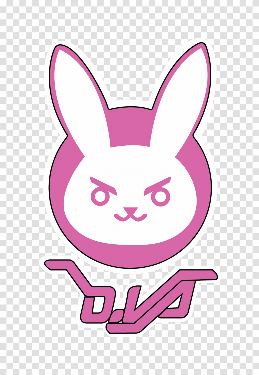 Shikkiestuff D Va Vector Logo This Is Only For Personal, Rabbit, Rodent, Mammal, Animal Transparent Png