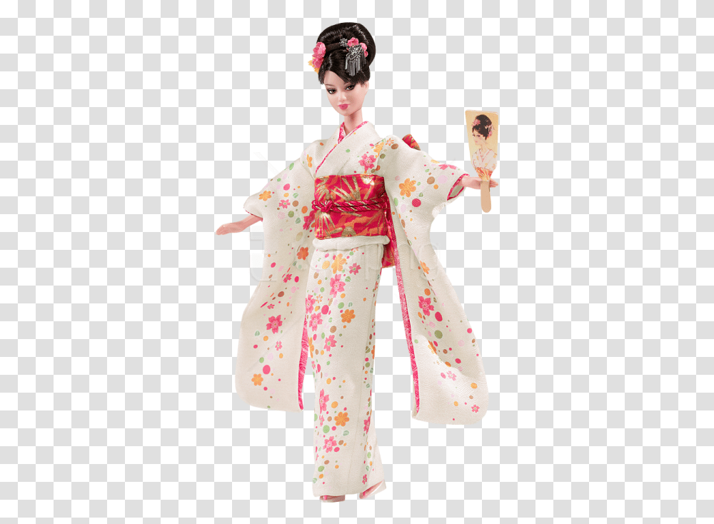 Shimada Japanese Barbie Doll, Apparel, Robe, Fashion Transparent Png