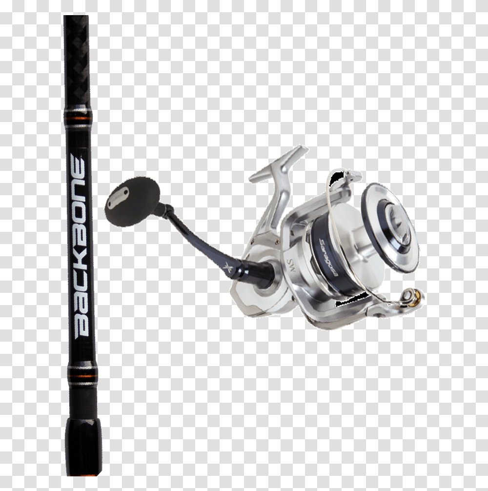 Shimano Saragosa 6000sw Hg Reel Amp Backbone 8quot4 Fishing Rod, Machine, Axle, Sink Faucet, Oboe Transparent Png