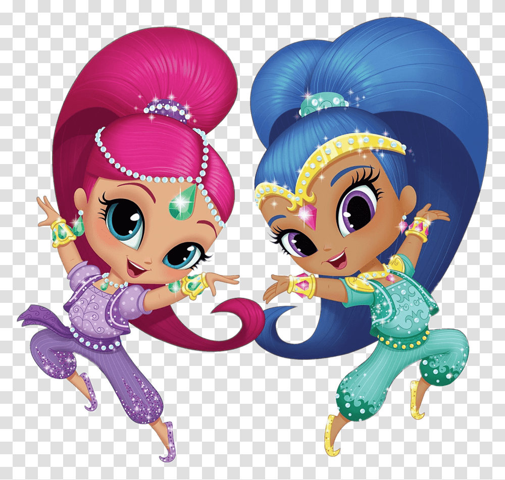 Shimmer 8 Image Birthday Shimmer And Shine, Person, Graphics, Art, People Transparent Png
