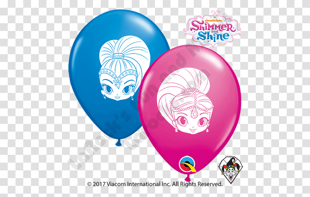 Shimmer And Shine, Balloon, Bowling Transparent Png