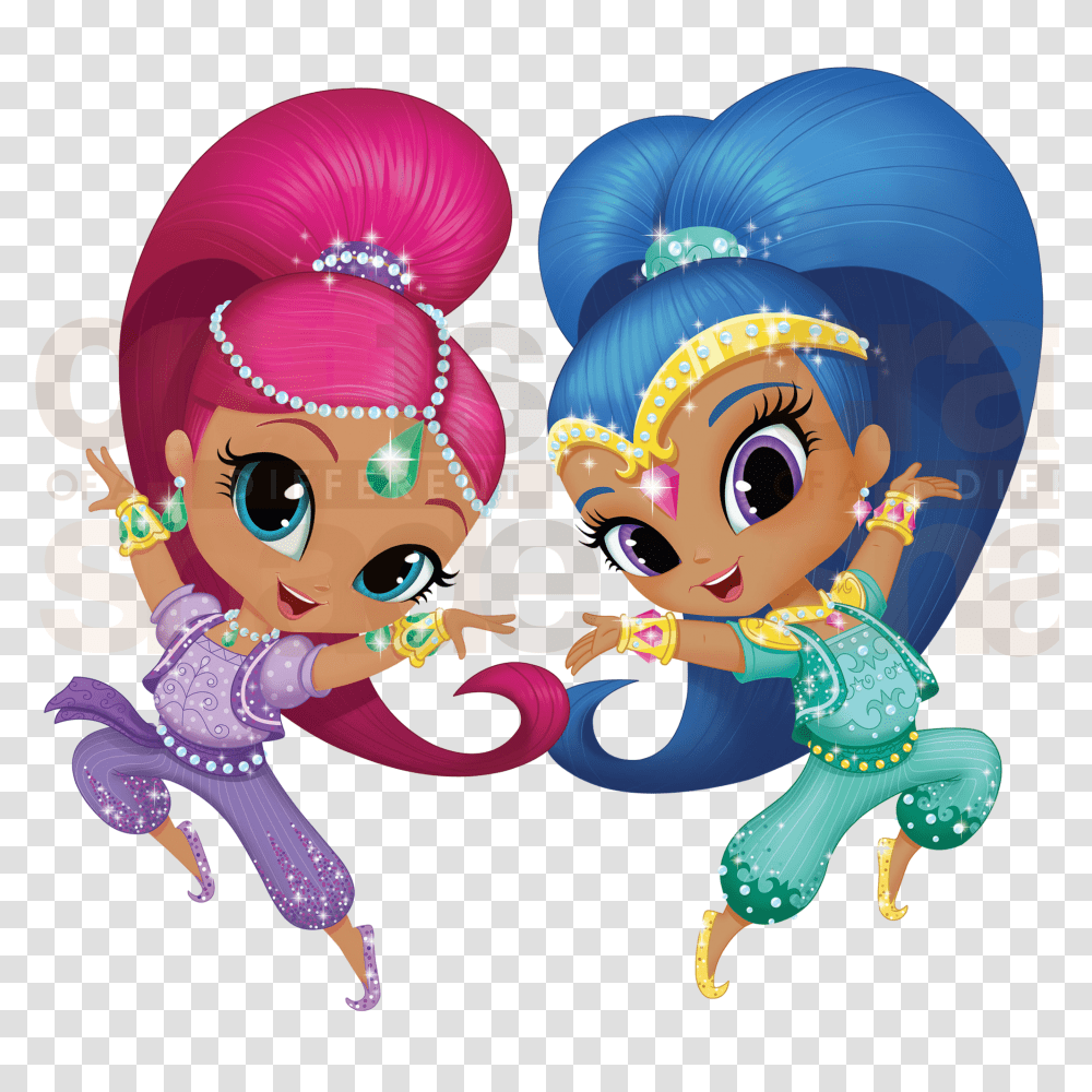 Shimmer And Shine Clip Art, Person, Crowd, People Transparent Png