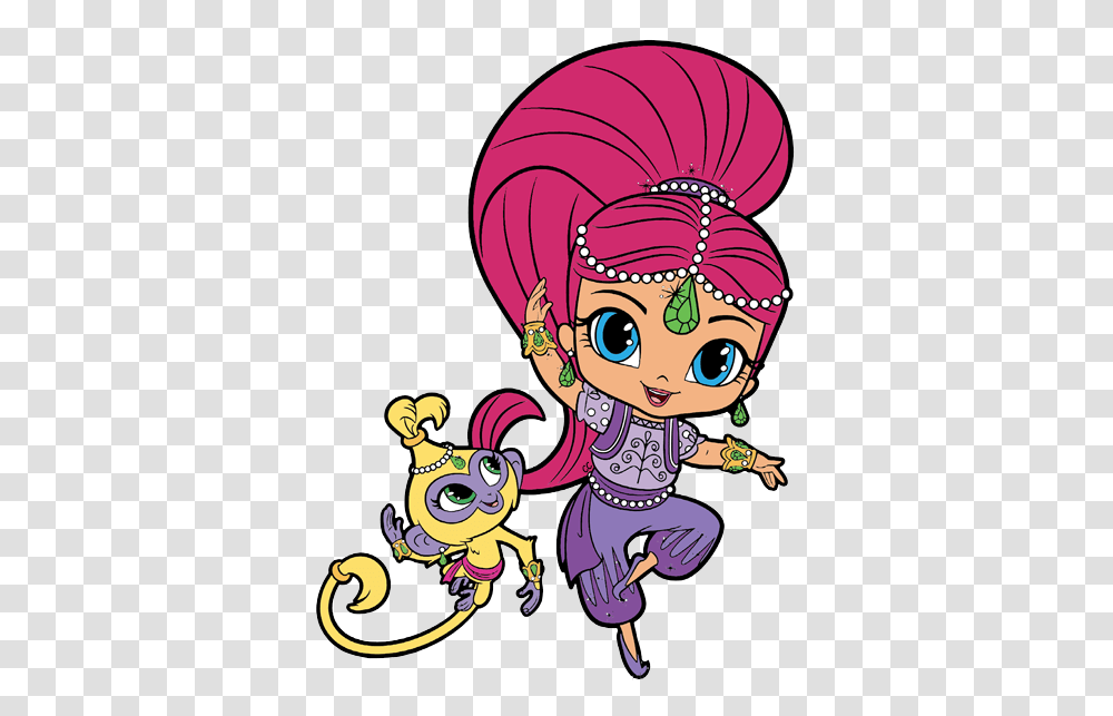 Shimmer And Shine Clipart Images Shimmer And Shine, Person, Doodle, Drawing, Costume Transparent Png