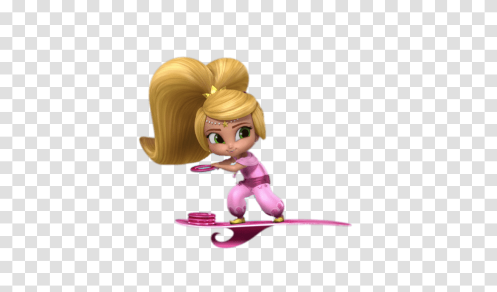 Shimmer And Shine Leah On Flying Board, Toy, Doll, Person, Human Transparent Png
