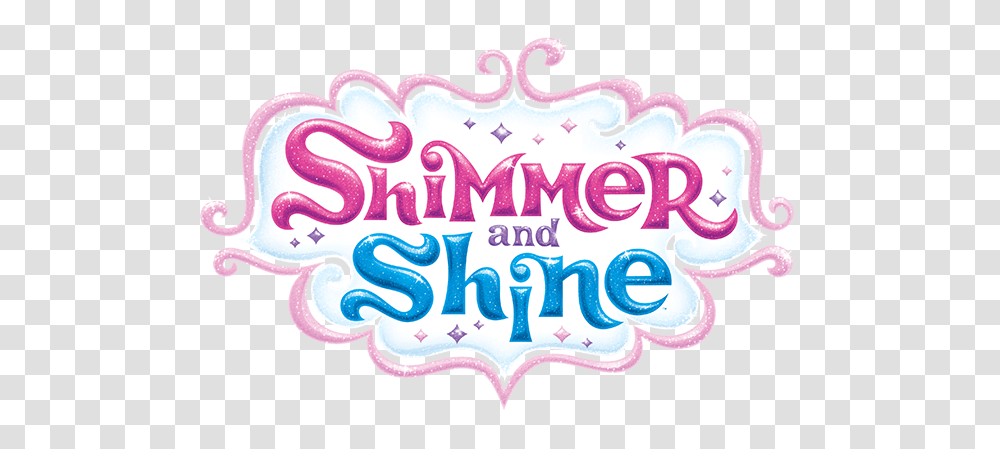 Shimmer And Shine Logo Shimmer And Shine, Text, Alphabet, Label, Symbol Transparent Png