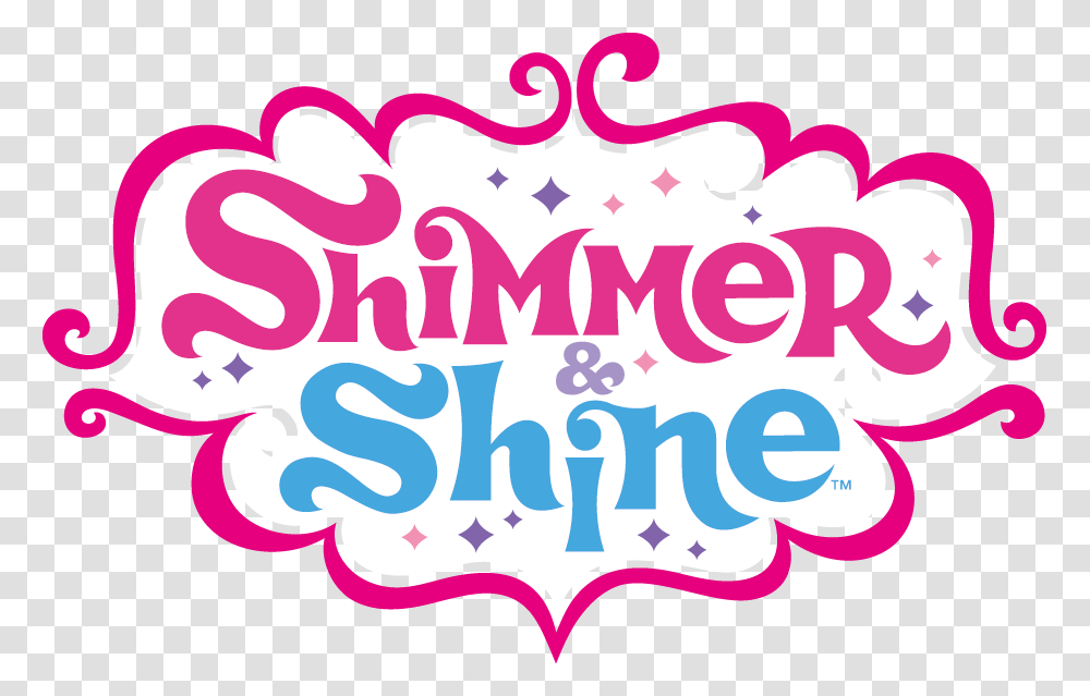 Shimmer And Shine Logo, Label, Alphabet Transparent Png