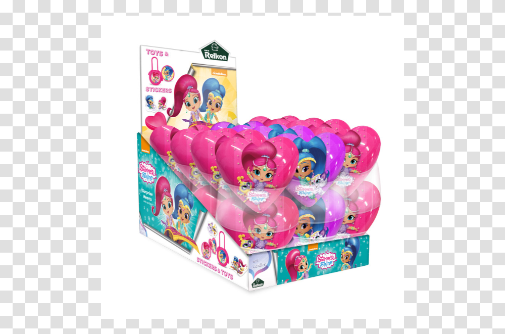 Shimmer And Shine Surprise Heart, Inflatable, PEZ Dispenser, Toy, Birthday Cake Transparent Png