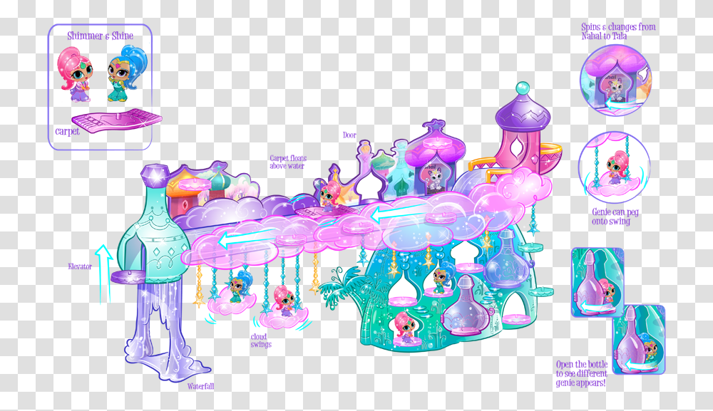 Shimmer And Shine Teenie Genies, Crowd, Lighting Transparent Png