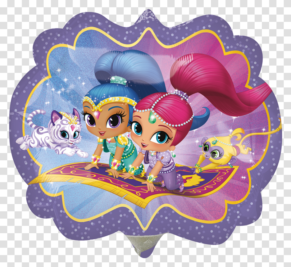 Shimmer And Shine Topper, Doll, Toy Transparent Png