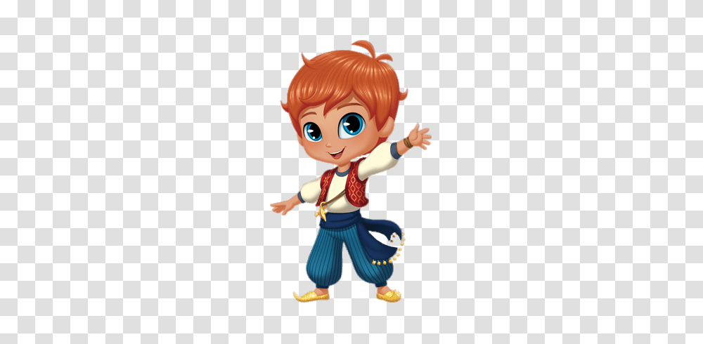 Shimmer And Shine Zac In Oriental Outfit, Green, Person, Elf Transparent Png