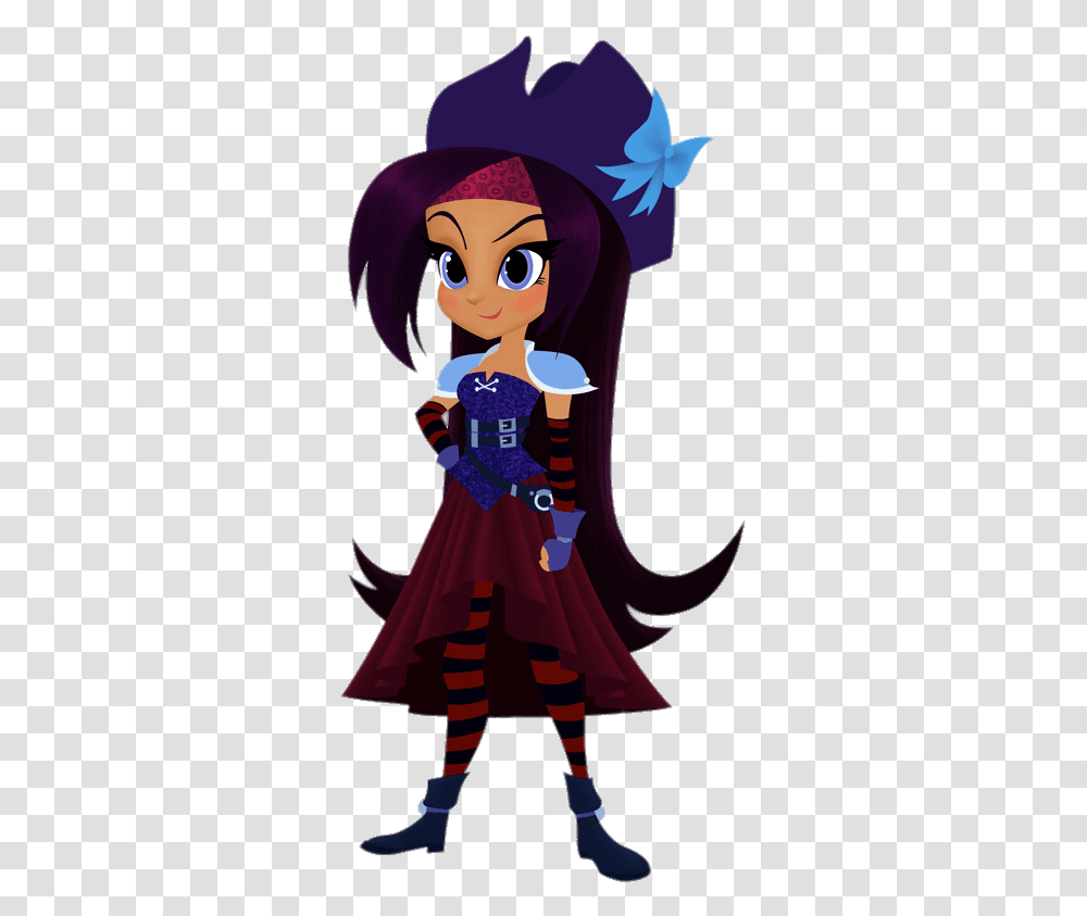 Shimmer And Shine Zora Shimmer And Shine Captain Zora, Apparel, Costume, Person Transparent Png